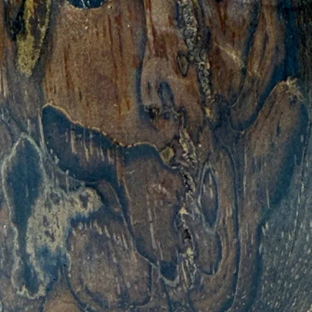 Handcrafted Russian Olive Wood Natual Burl Pattern Vase Rustic Farmhouse Decor